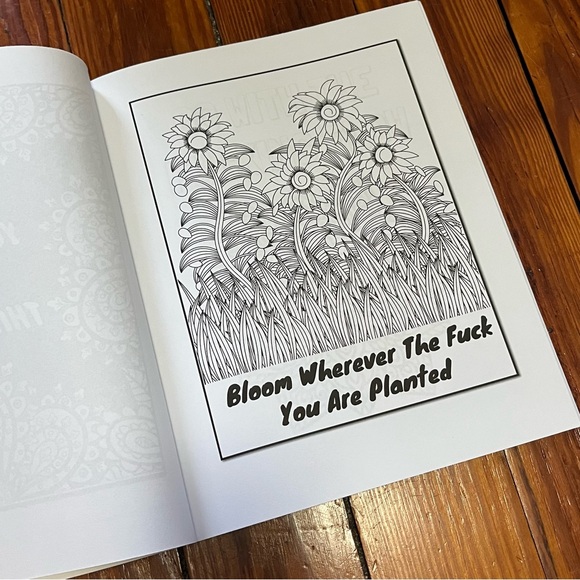 You Are Fucking Awesome Adult Coloring Book - Picture 3 of 8